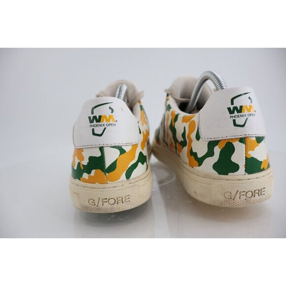 G/Fore Waste Management Golf Shoes Sneakers White Green Leather Size 11 main image 7